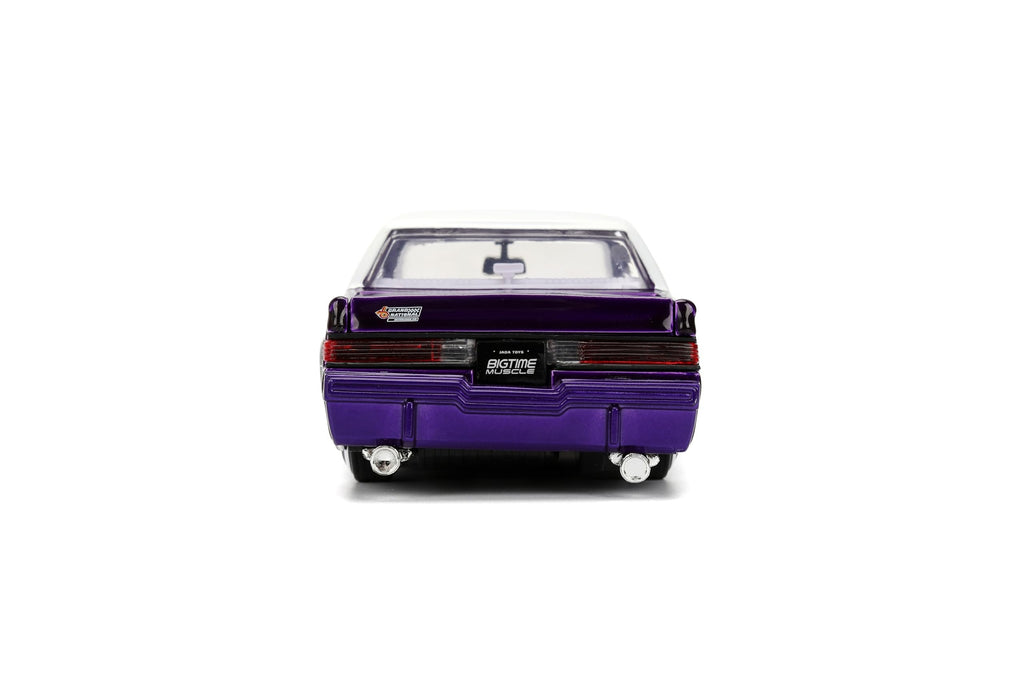 Jada Toys Bigtime Muscle 1:24 1987 Buick Grand National Die-cast Car – Opening Doors, Hood, Trunk, Rubber Tires(Candy Purple)