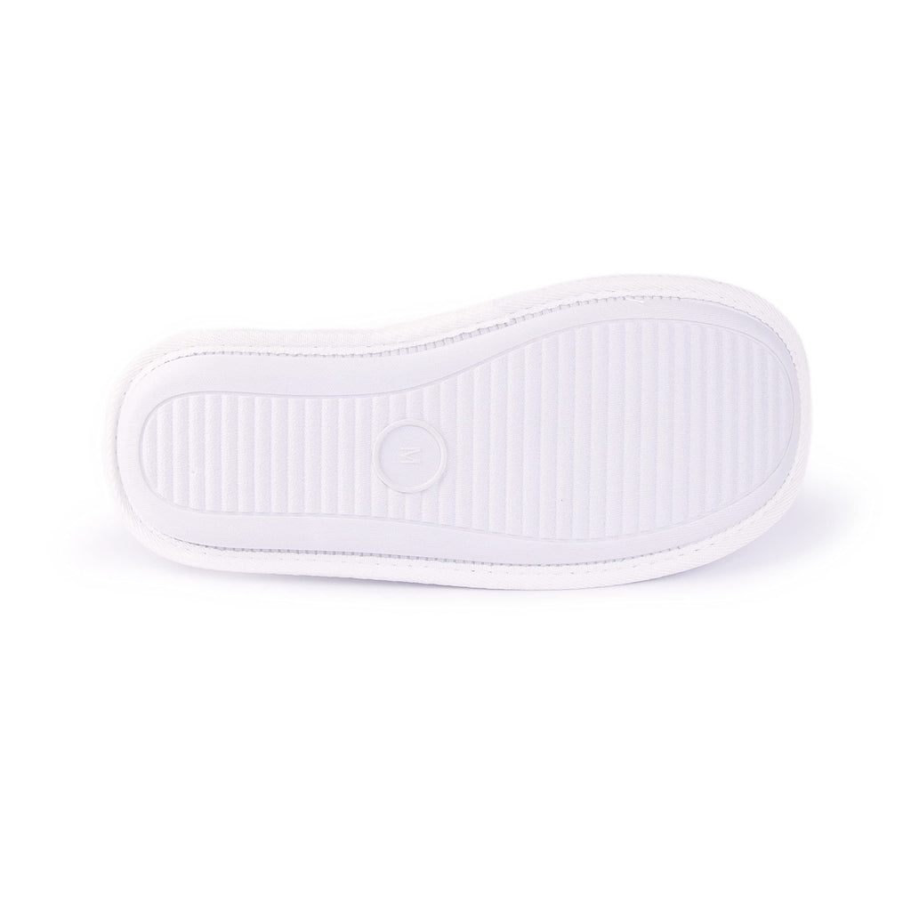 Handcraft Staycation NYC Ladies Funny Quote Scuff Slipper, Plush Non Slip House Slippers for Women, Comfy Soft Sole Bedroom Shoes