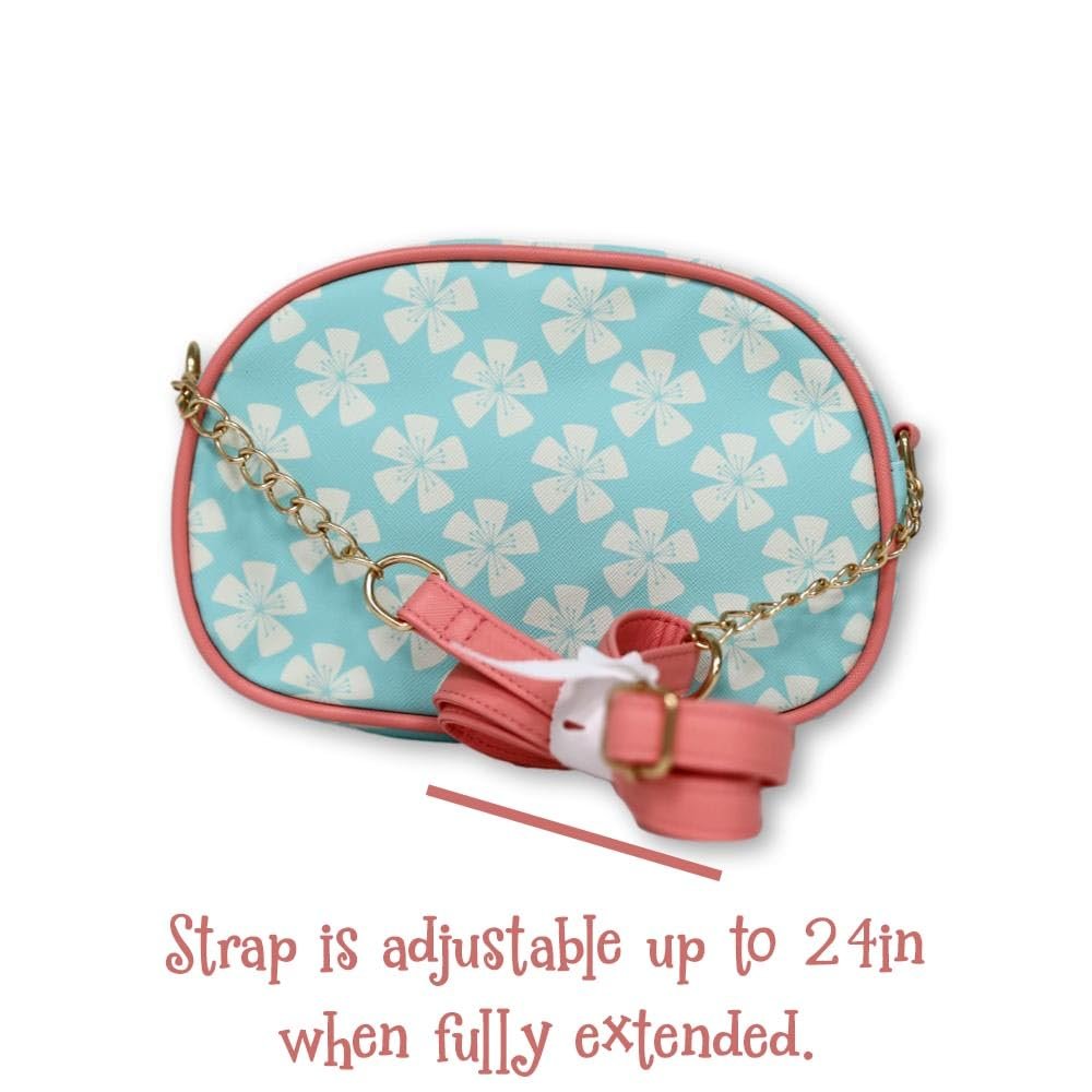 Crossbody Bags with Disney, Bluey and Hello Kitty Characters Licensed Purse Personalized and Non-Personalized Options
