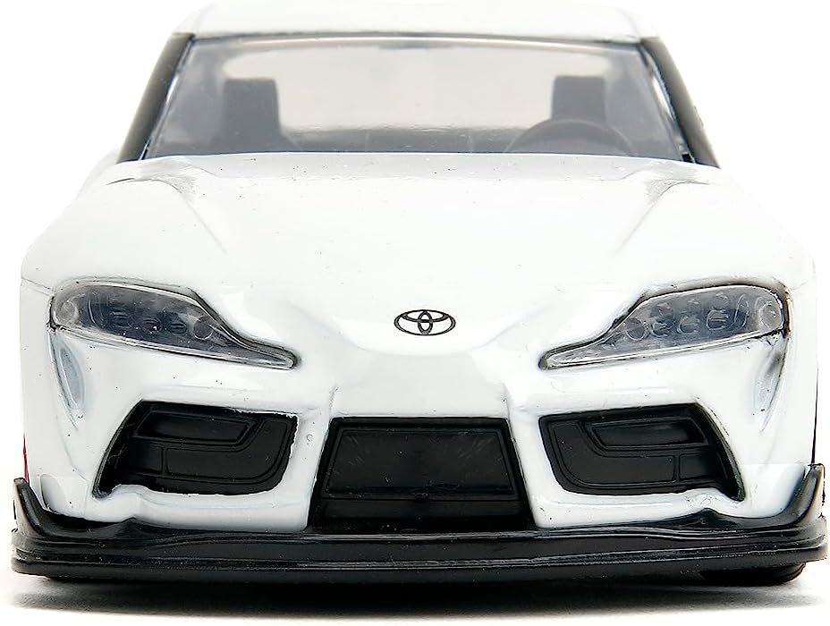 Jada Pink Slips 1:32 Toyota Supra (2020) – Druckguss-Modell Mit Gummireifen, Weiß