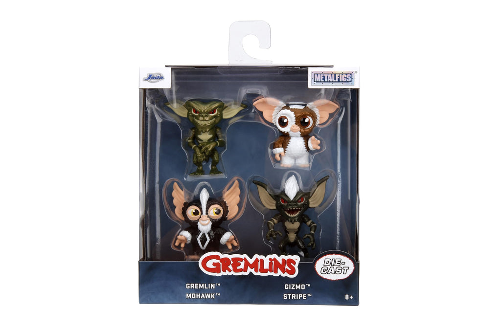 Gremlins 2.5" 4-Pack Die-Cast Figures, Toys for Kids and Adults