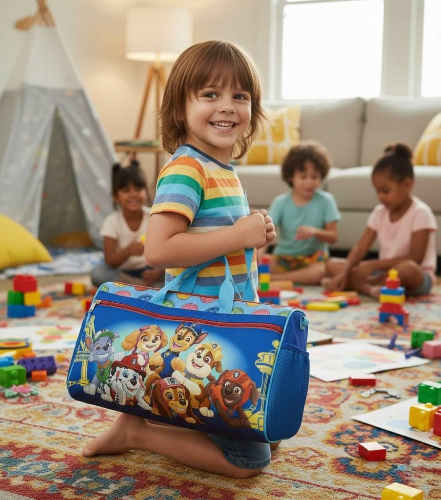 Disney Moana Kids Duffle Bag 16.5" – Travel & Sports Bag with Zipper Pocket, Mesh Side Pockets & Shoulder Strap