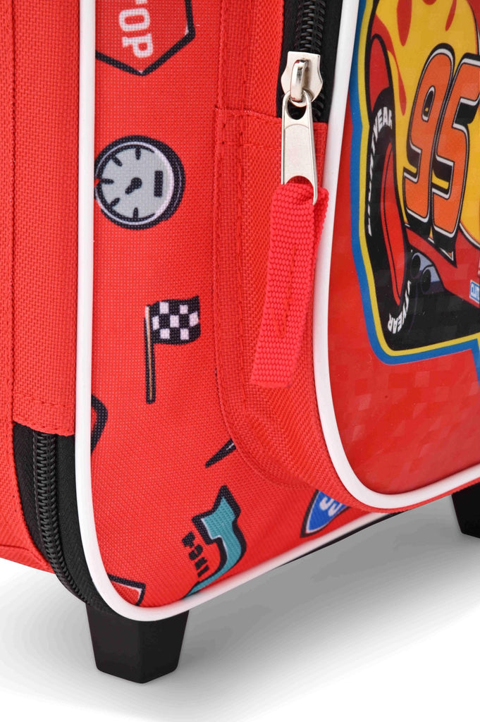 Fast Forward Cars Luggage 16" Soft Side Wheeled Pilot Case- Rolling Suitcase 16x12x5