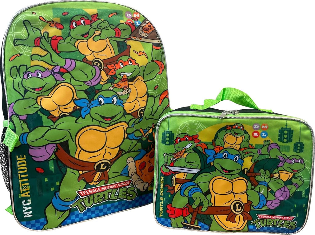Kid's Licensed 16 Inch Backpack With Removable Lunch Box Set (Minnie Mouse Pink)