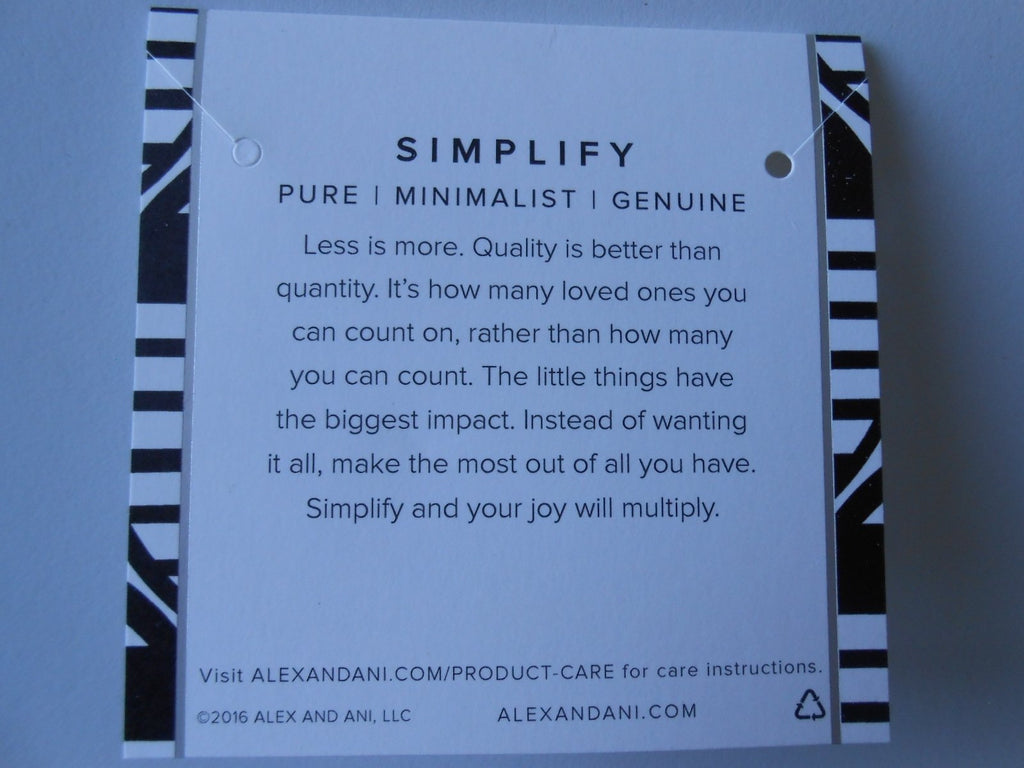 Alex and Ani Womens Charity By Design Simplify Bangle