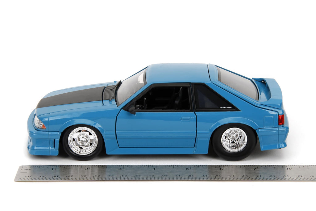 Fast & Furious 1:24 1989 Ford Mustang GT Die-Cast Car, Toys for Kids and Adults