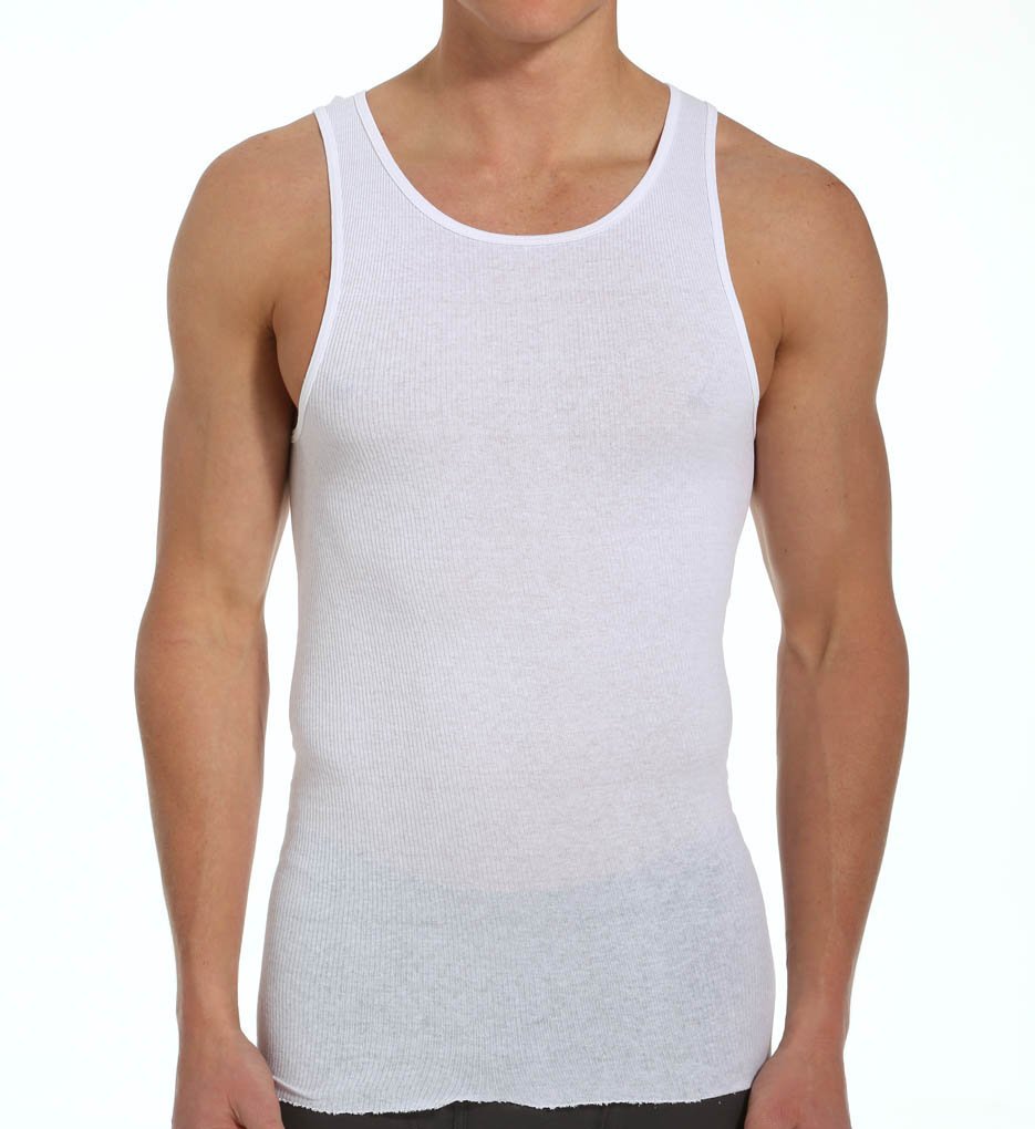 Fruit of the Loom Extended Size 100% Cotton White A-Shirts - 5 Pack (5P2501X) 2XL/White