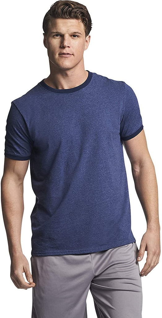 Russell Athletic Men's Cotton Performance Ringer T-Shirt