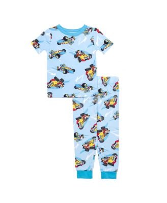 Centric Brands Disney Mickey Mouse Boys’ Pajama Set – Short Sleeve Top & Pants – Sizes 2T–4T – Mickey, Donald, Goofy & Pluto