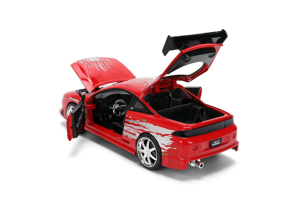 Brian's Eclipse Remix, Fast & Furious - Toys 36815-1/24 Scale Diecast Model Car