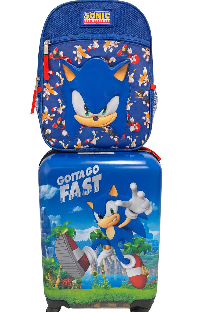 AI ACCESSORY INNOVATIONS Kids Luggage and Backpack Set - 18" Luggage Suitcase With Wheels, 13.75" Backpack