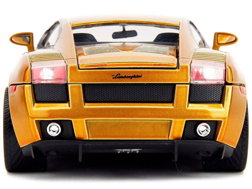 JADA Toys 34924 1/24 Fast and Furious Lamborghini Gallardo Gold F&F X Lamborghini Gallardo
