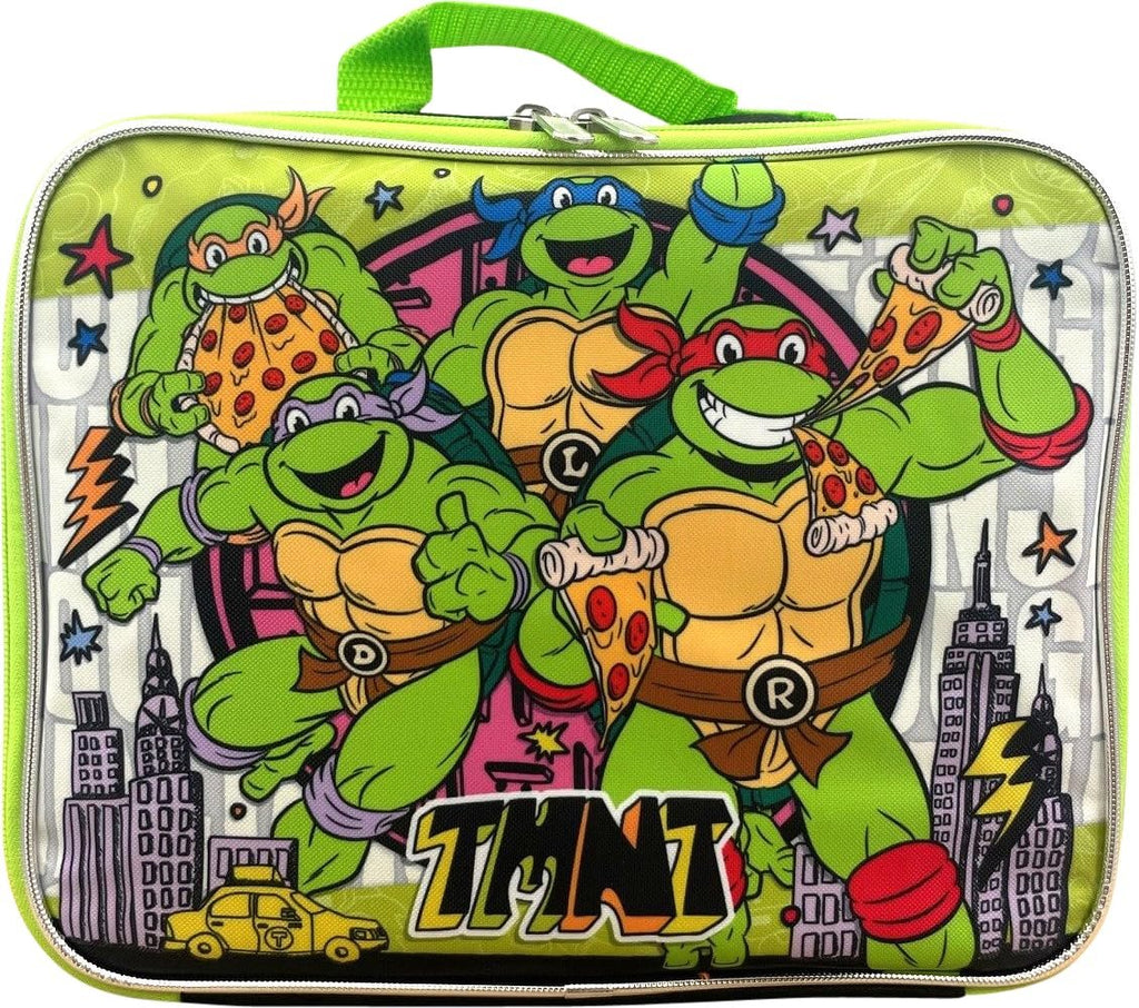 Ruz Teenage Mutant Ninja Turtles Kid's 16 Inch Backpack With Removable Lunch Box Set (Ninja-TMNT)