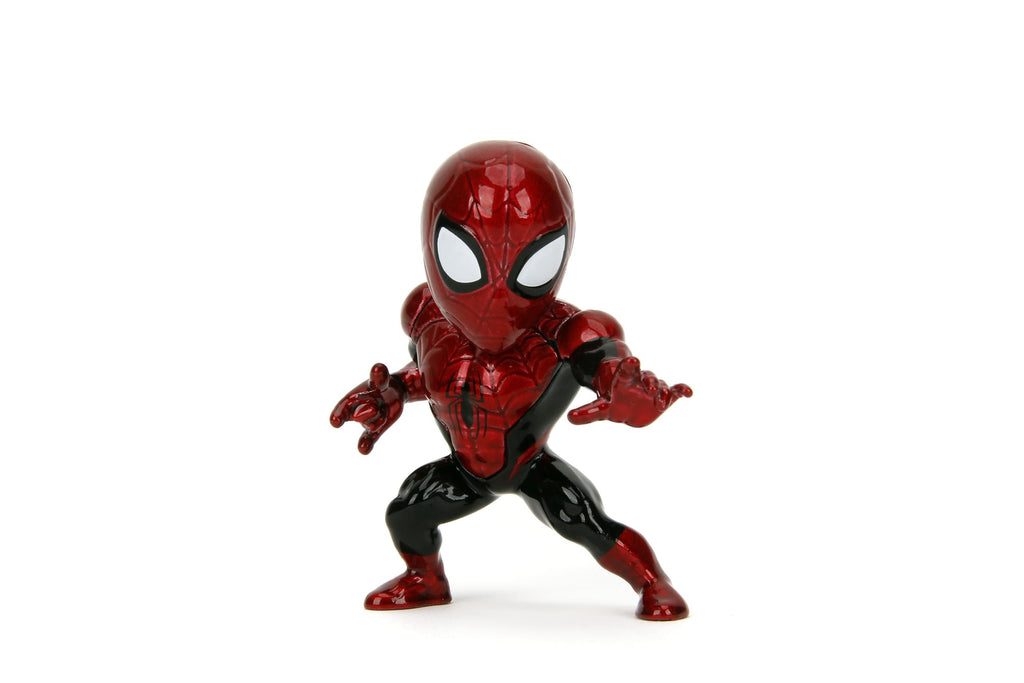 Jada Spider-Man Metalfigs 4-Pack – Collectible 2.5” Metal Figures – Spider-Man, Green Goblin, Toxin, Venom – Classic Marvel Heroes,