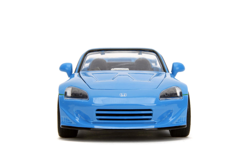 Jada Toys – Fast & Furious 1:24 Honda S2000 (Mia’s Blue Design) – Die-Cast Model Car, Detailed Exterior, Authentic Movie Replica, Collectible Toy – Ages 8+, Blue