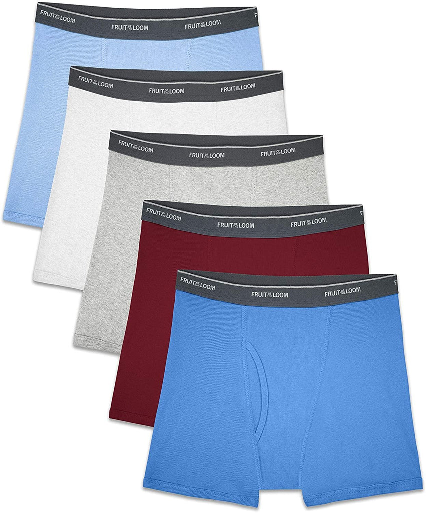 Fruit of the Loom Boys' Boxer Briefs (Assorted Colors)