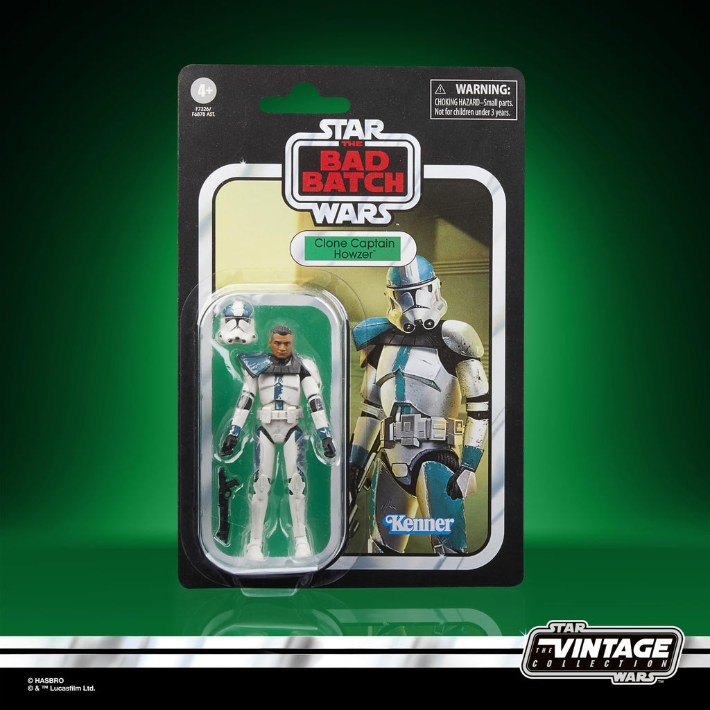 STAR WARS The Vintage Collection Clone Captain Howzer, The Bad Batch 3.75-Inch Collectible Action Figure, Ages 4 and Up