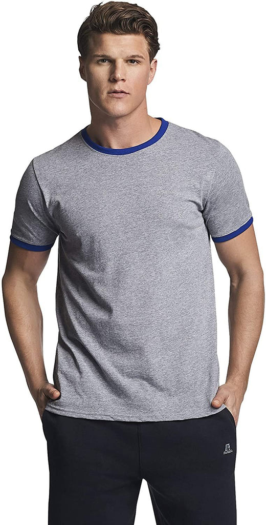 Russell Athletic Men's Cotton Performance Ringer T-Shirt