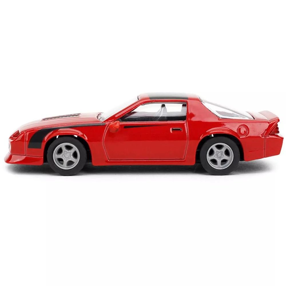Jada Majorette Collection – 1985 Chevy Camaro 1:64 Die-Cast Model Car with Rubber Tires & Display Case, for Collectors & Adults