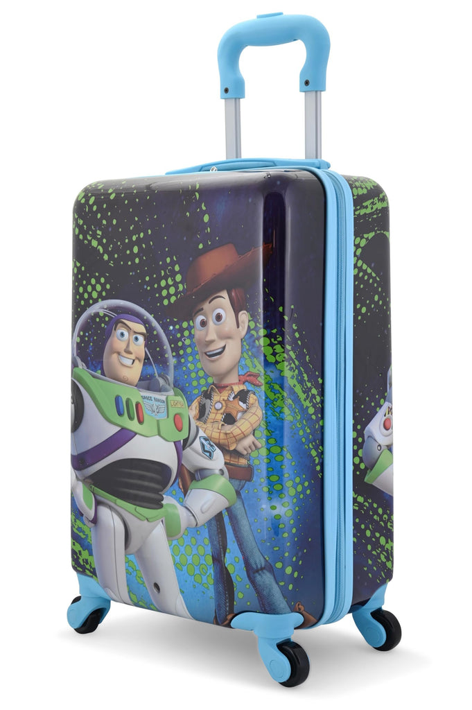 Disney Character 20" Hardshell Luggage - Toy Story, Stitch and more! Hard-side Suitcase for Travel with Spinner Wheels 20"x12"x8"