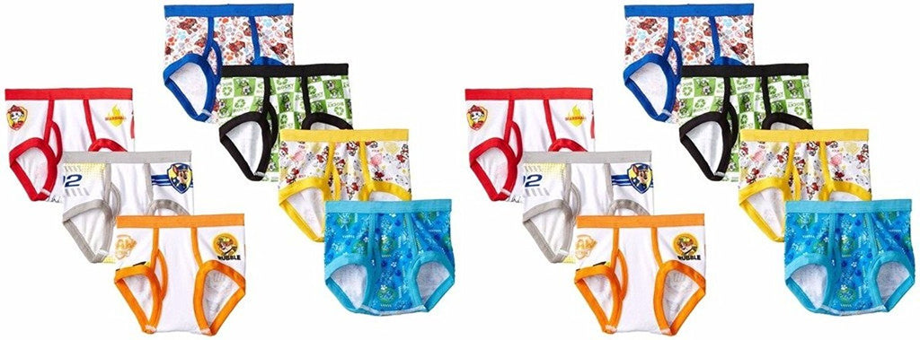Handcraft Little Boys' Toddler Paw Patrol Brief, Pack of Seven