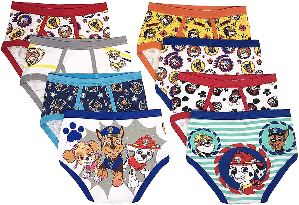 Disney Mickey Mouse Boys Underwear - 8-Pack Toddler/Little Kid/Big Kid Size Briefs Kids Roadster