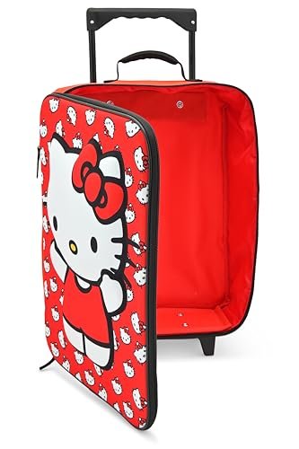 Fast Forward Hello Kitty 16" Soft Luggage - Cute & Durable Carry-On Suitcase for Travel 16X12X5