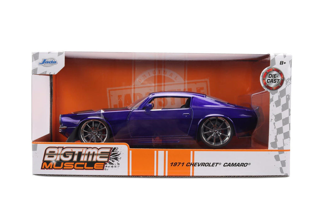 Jada 1971 Chevy Camaro Z28, Purple Toys 36592-1/24 Scale Diecast Model Car