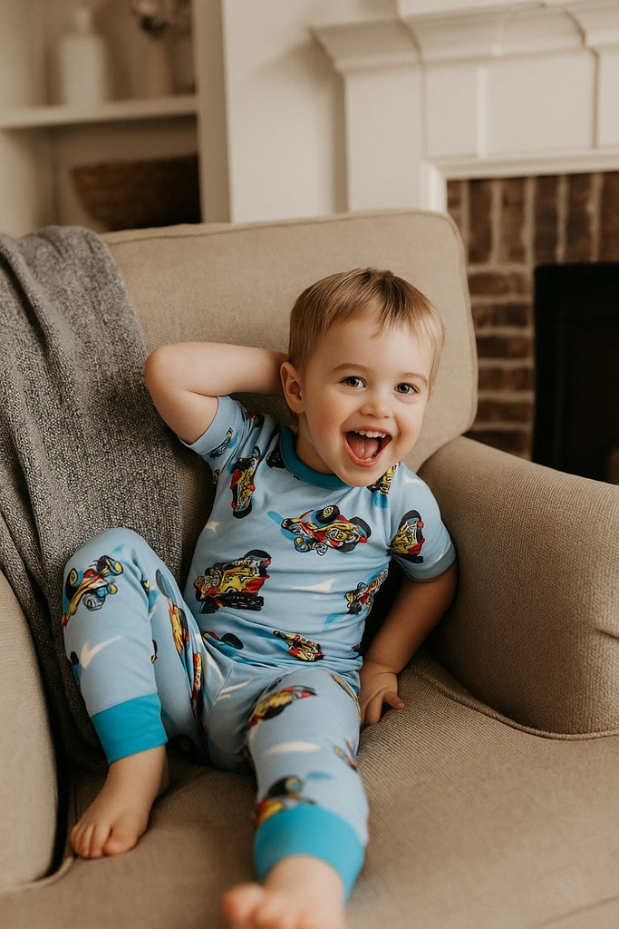 Centric Brands Disney Mickey Mouse Boys’ Pajama Set – Short Sleeve Top & Pants – Sizes 2T–4T – Mickey, Donald, Goofy & Pluto