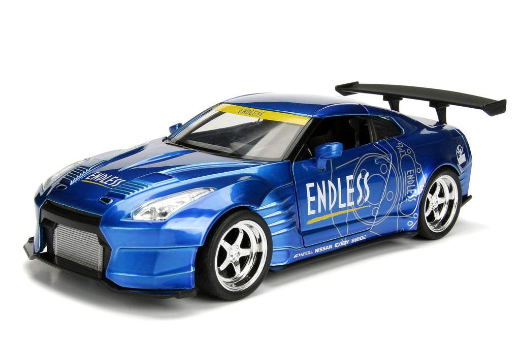 Jada Toys JDM Tuners 1:24 2009 Nissan GT-R R35 Ben Sopra Die-cast Car - Opening Doors, Hood, Trunk, Rubber Tires