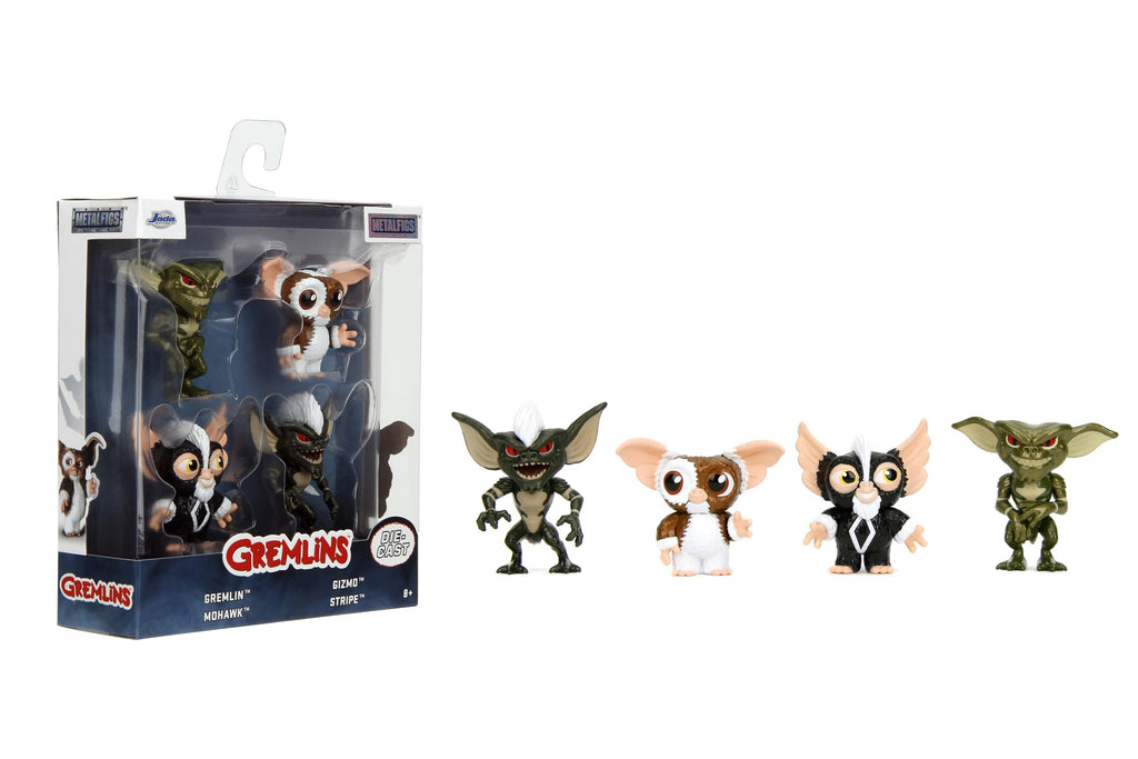Gremlins 2.5" 4-Pack Die-Cast Figures, Toys for Kids and Adults