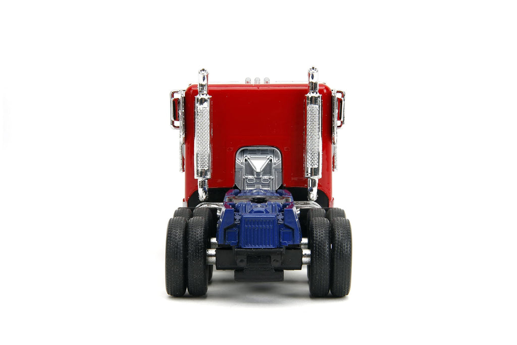 Jada Transformers Rise of The Beast 1:32 Optimus Prime w/Robot On Chassis Die-Cast Car, Toys for Kids and Adults