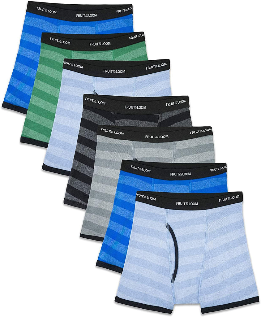 Fruit of the Loom Boys' Boxer Briefs (Assorted Colors)