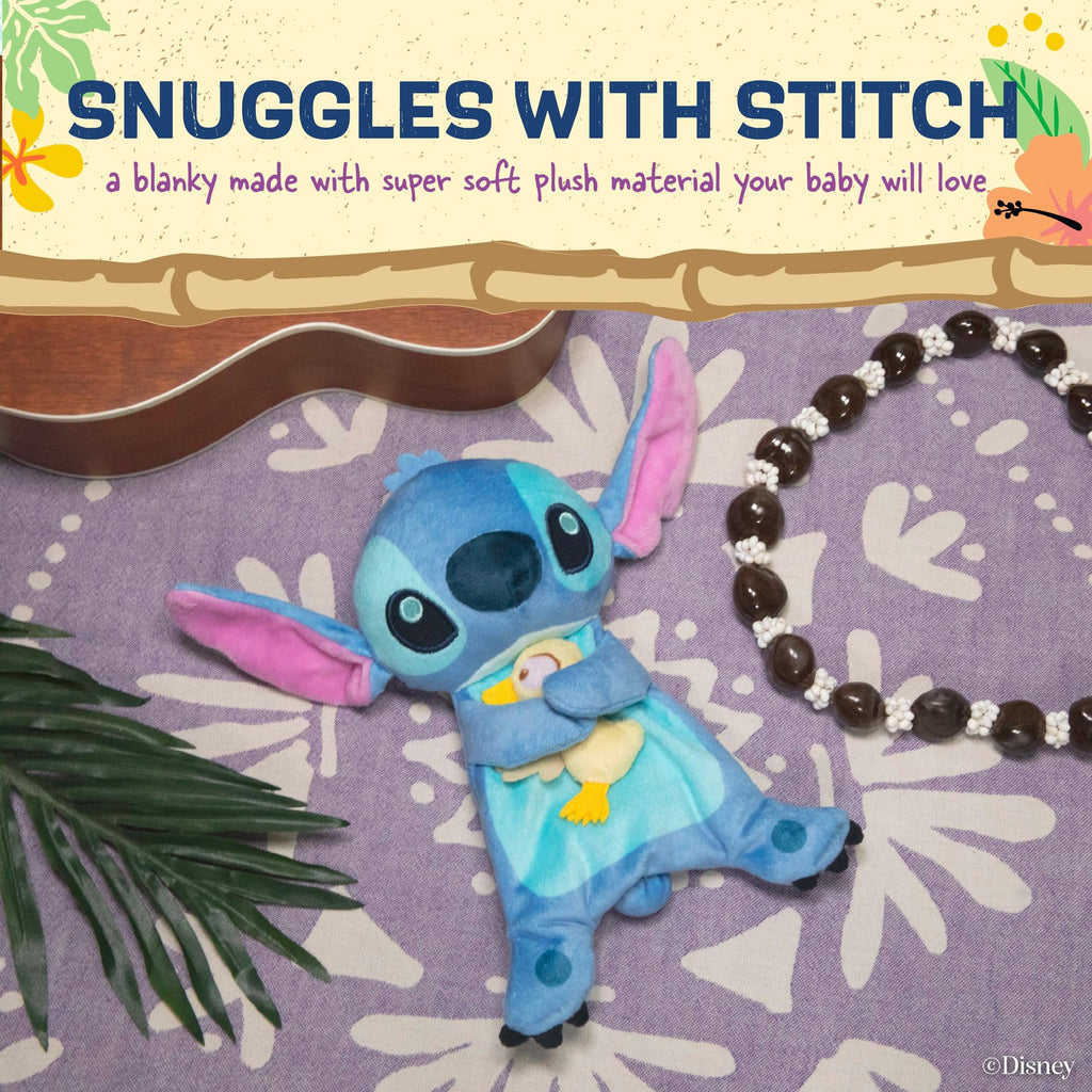 KIDS PREFERRED Disney Stitch Snuggle Blanket, Blue