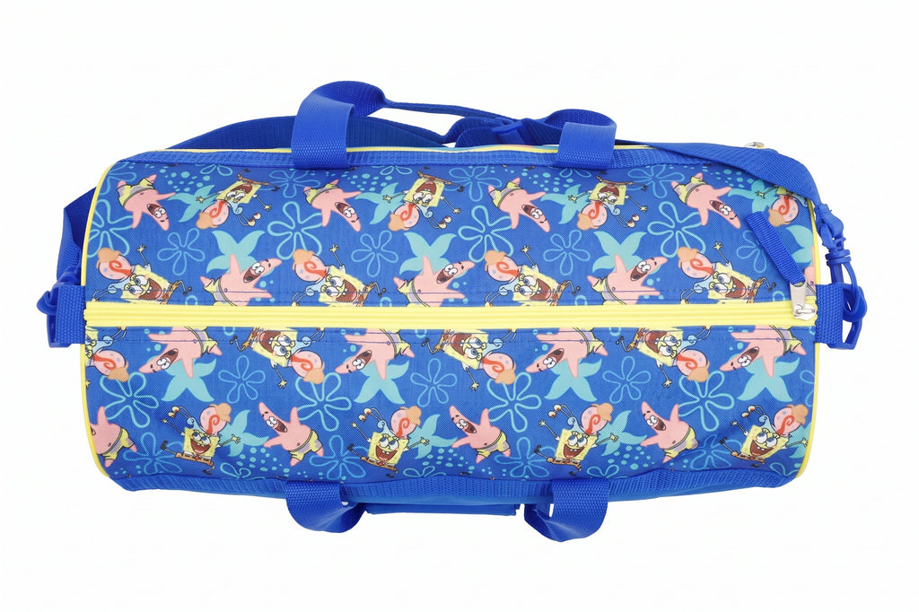 Disney Kids Duffle Bag 16.5" – Travel & Sports Bag with Zipper Pocket, Mesh Side Pockets & Shoulder Strap