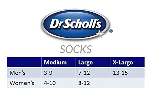 Dr. Scholl's Men's Big & Tall Work Compression Over the Calf Socks Sockshosiery, black, Shoe Size: 13-15