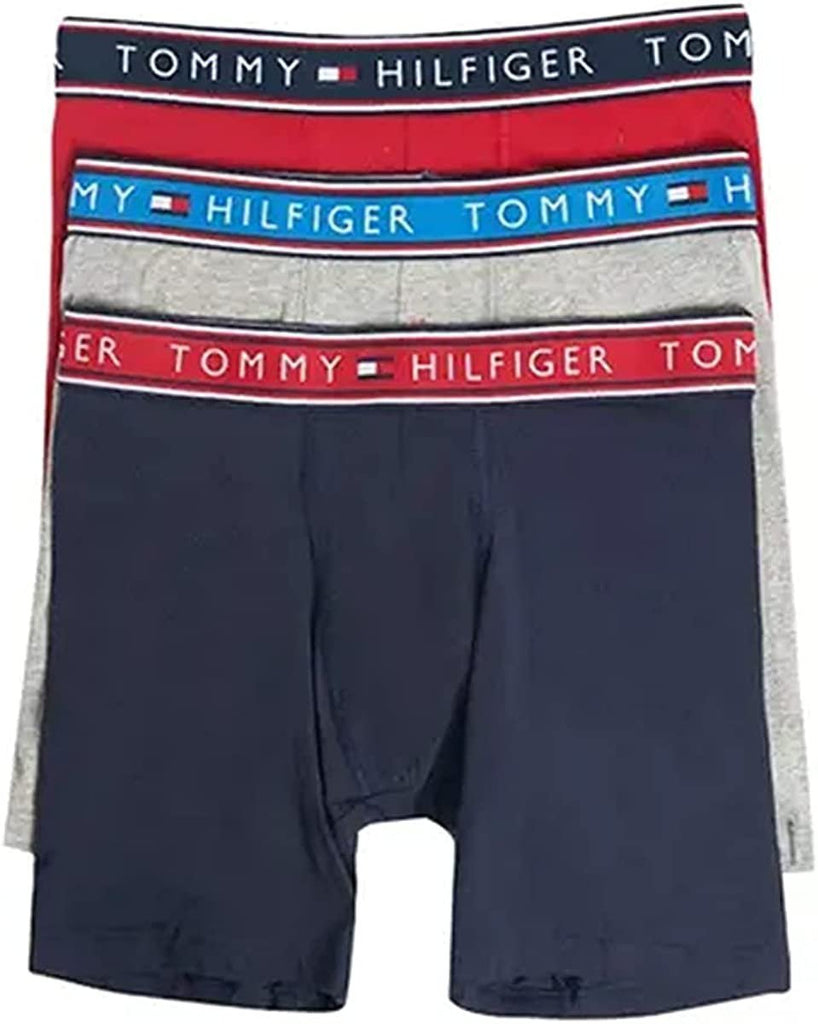 Tommy Hilfiger Men's Cotton Stretch Boxer Brief Multipack