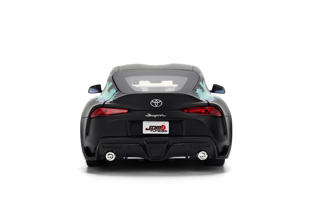 Jada 2020 Toyota GR Supra HKS, Black/Green Toys 37023-1/24 Scale Diecast Model Car