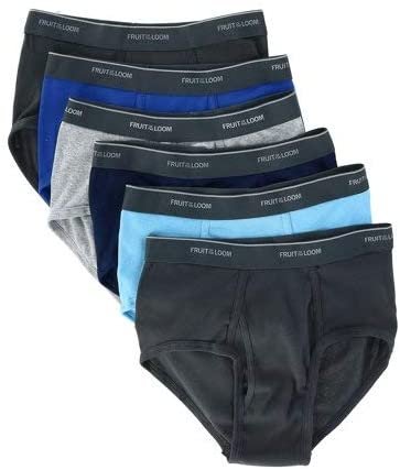 Fruit of the Loom Men's Assorted Fashion Brief(Pack of 6)
