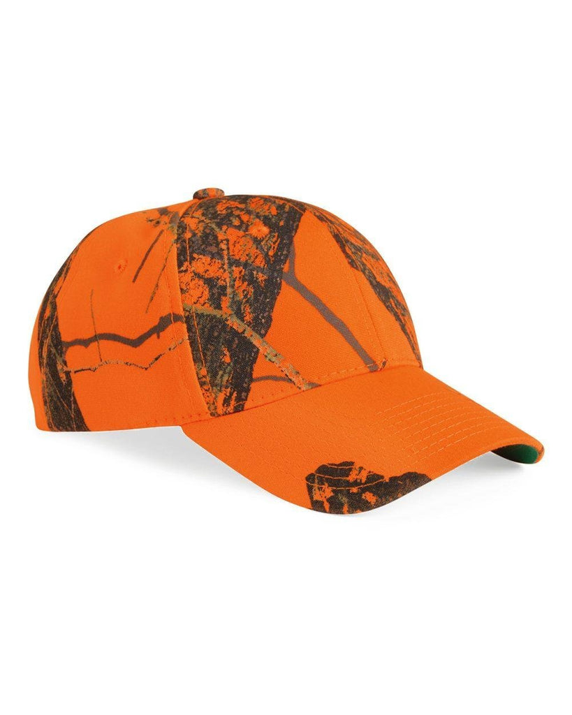 Outdoor Cap Classic Twill Cap 350 Adjustable Mossy Oak Break-Up Blaze Orange