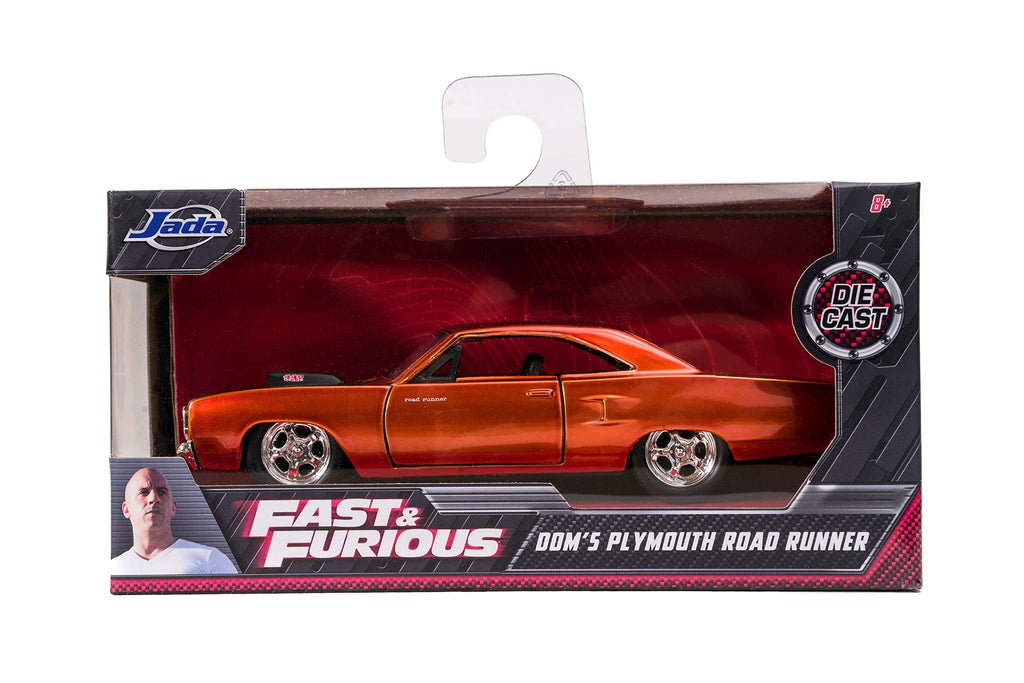 Fast & Furious 1:32 Dom's Plymouth Road Runner Die-cast Car, Toys for Kids and Adults(Copper)