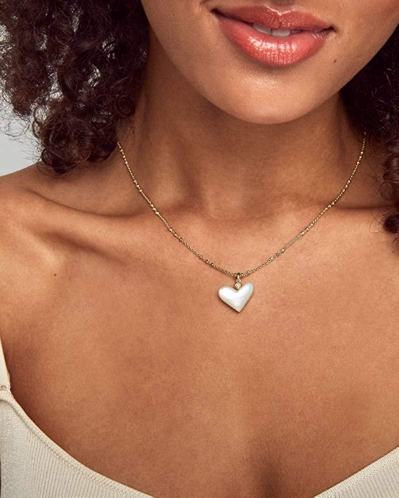 Kendra Scott Poppy Heart Pendant Necklace