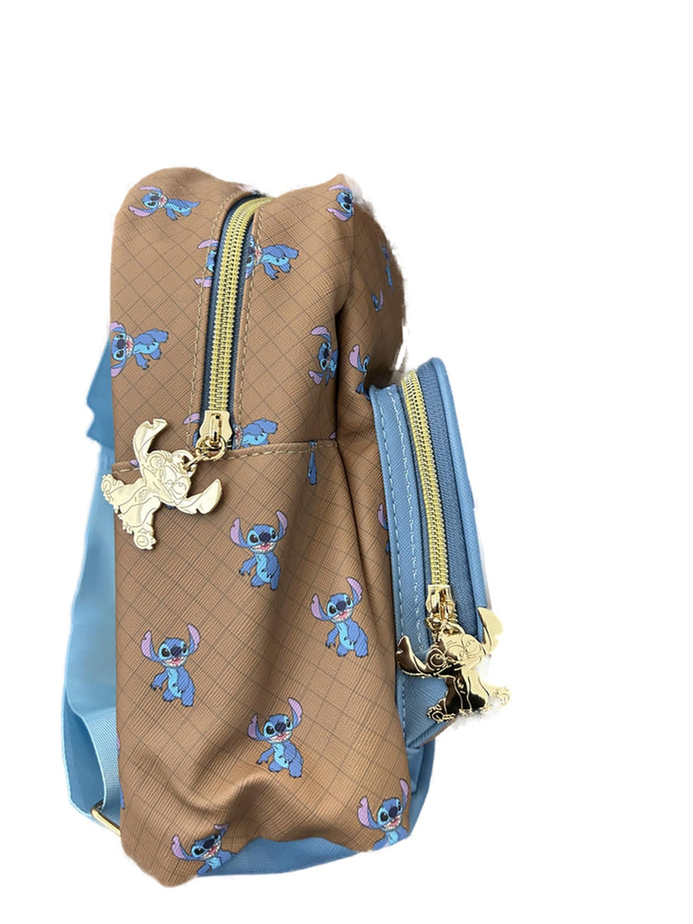 Fast Forward Bluey Backpack for Boys, Girls, Women, Men, Unisex | Cute PU Leather 10" Bluey Mini Backpack Purse Shoulder Purse | Bluey Bag and Bluey Accessories