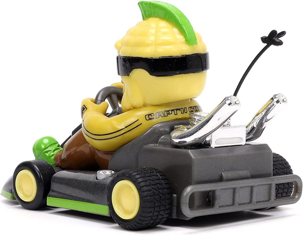 Jada Toys Fart Karts Cool Wipes Pull Back Car, 3.5” Toys for Kids Ages 6+ (32789)