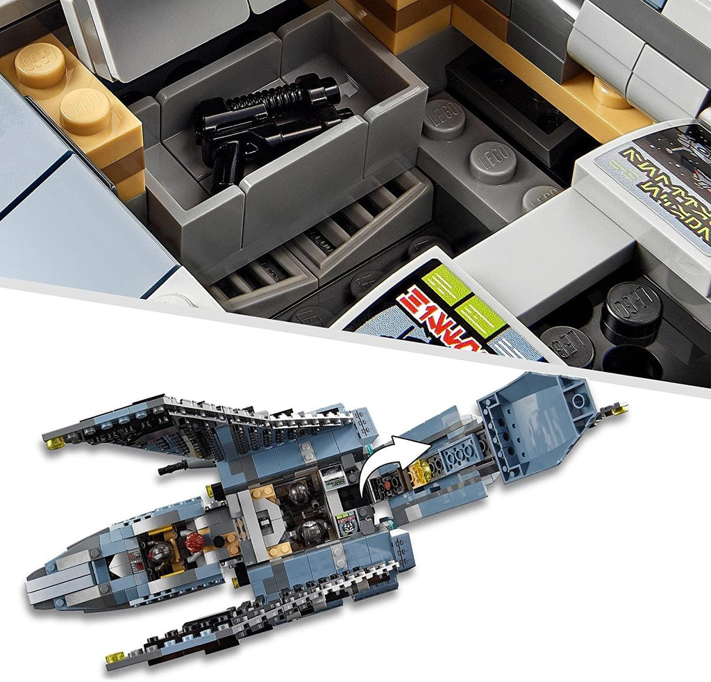 LEGO Star Wars The Bad Batch Attack Shuttle 75314 Awesome Toy with 2 Speeders Minifigures of Bad Batch Clones (969 Pieces)