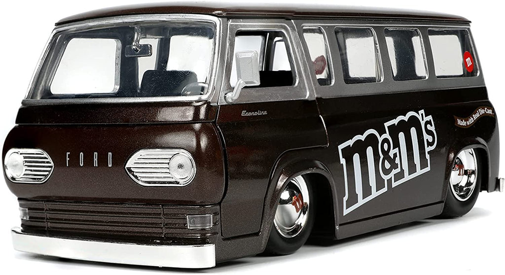 Jada Toys M&M's 1:24 1965 Ford Econoline Die-cast Car with Red Figure