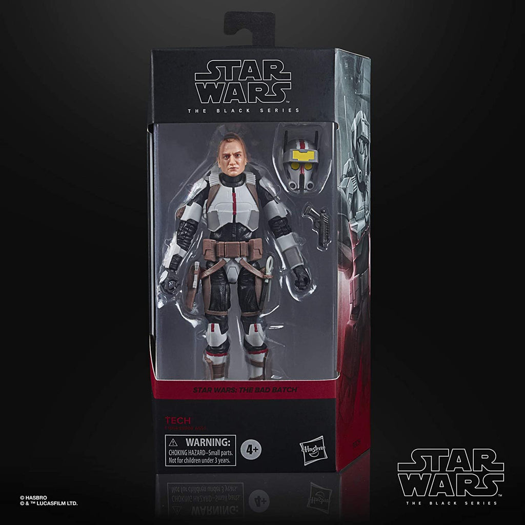 Star Wars The Black Series Tech Toy 6-Inch-Scale The Bad Batch Collectible Figure with Accessories, Toys for Kids Ages 4 and Up,F1864