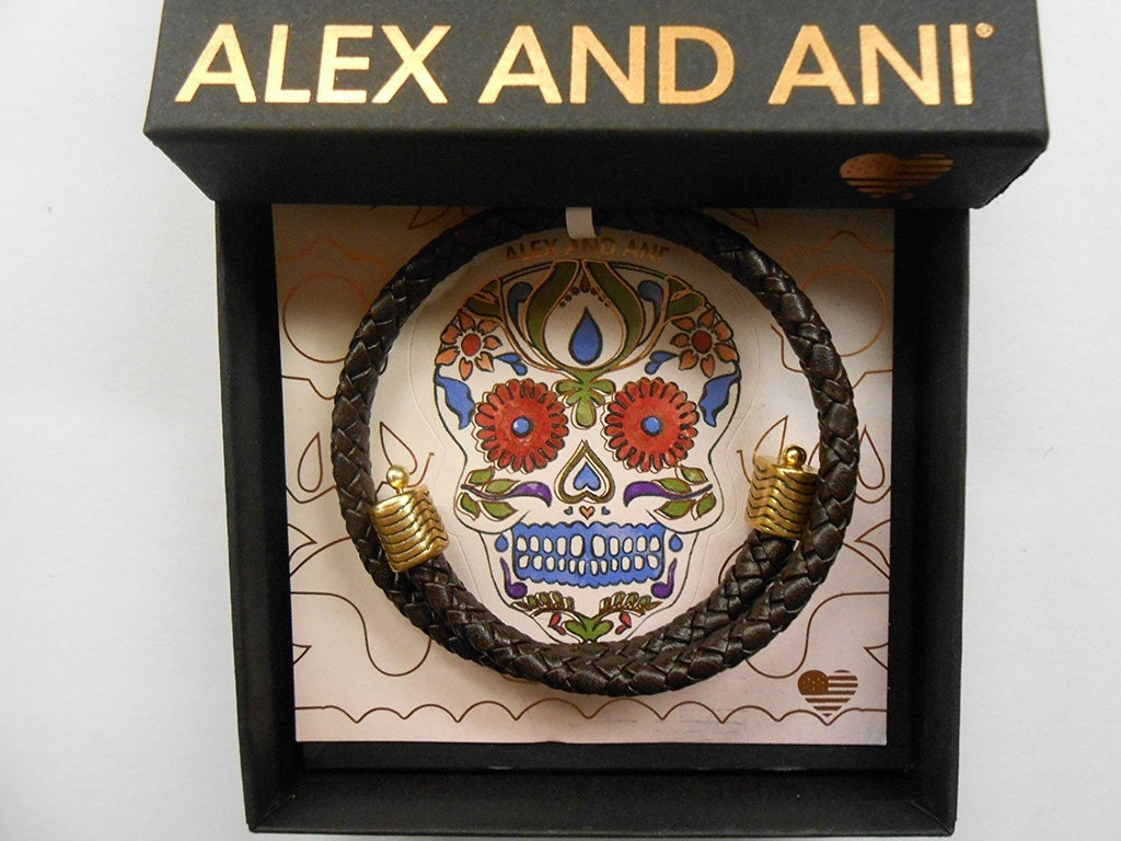 Alex and Ani Leather Wrap Bracelet