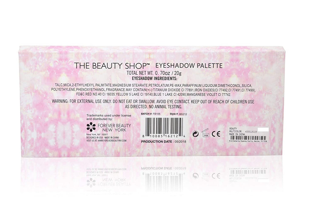 Forever Beauty Eyeshadow Palette Makeup - 12 Premium Quality Colors- With Mirror and Double-End Brush in Gift Pack