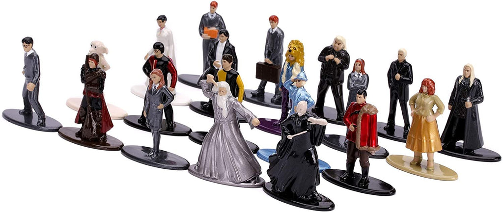 Jada Toys Harry Potter 1.65" Die-cast Metal Collectible Figures 20-Pack Wave 4, Toys for Kids and Adults, Silver
